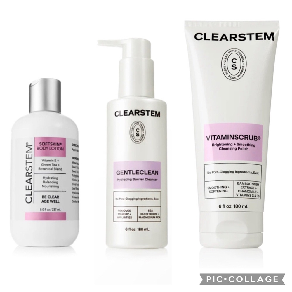 NEW CLEARSTEM Skincare Set NEW ($124 value set)